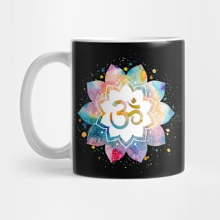 Aum Om Mandala, Bollywood Tees, Desi Tees, Yoga Tees Mug